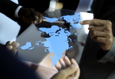 Business Team Global Business Planning Working Concept